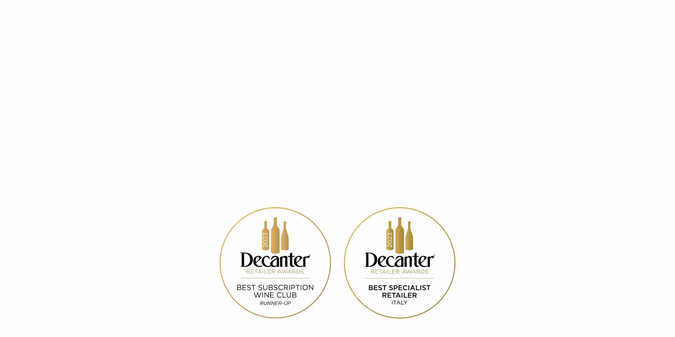 Decanter retailer awards 2023 Bat and Bottle were winners of the Best Italian specialist and runners up for best subscription wine club 