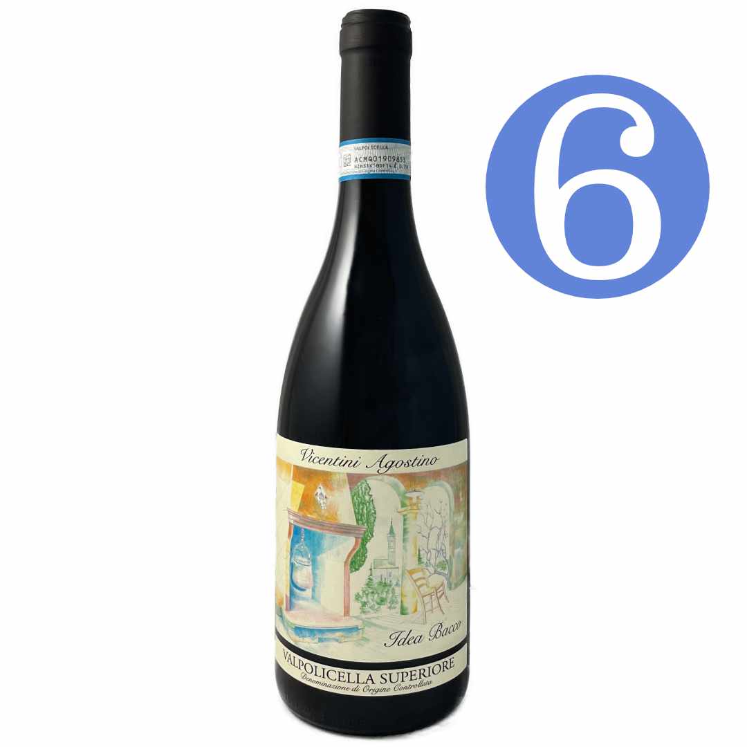 Vicentini Valpolicella Bacco, a taste of Verona! A full bodied red from the Veneto 6 bottle case offer
