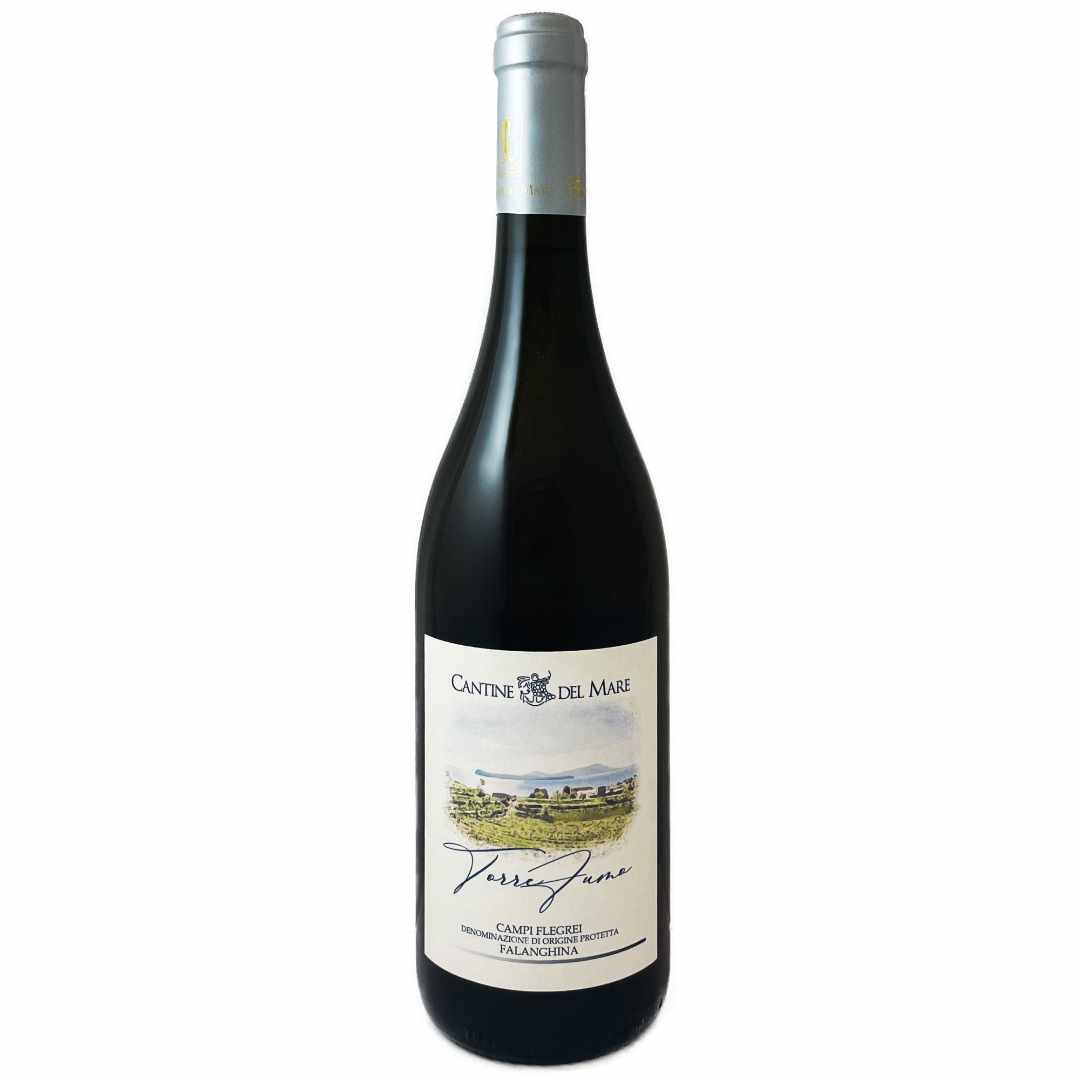 Cantine del Mare Falanghina Campi Flegrei Torrefumo dry Italian white wine from an artisan family producer in Campania