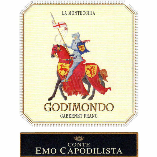 Conte Emo Capodilista La Montecchia Colli Euganei Cabernet Franc Godimondo a light bodied Veneto IGT red wine