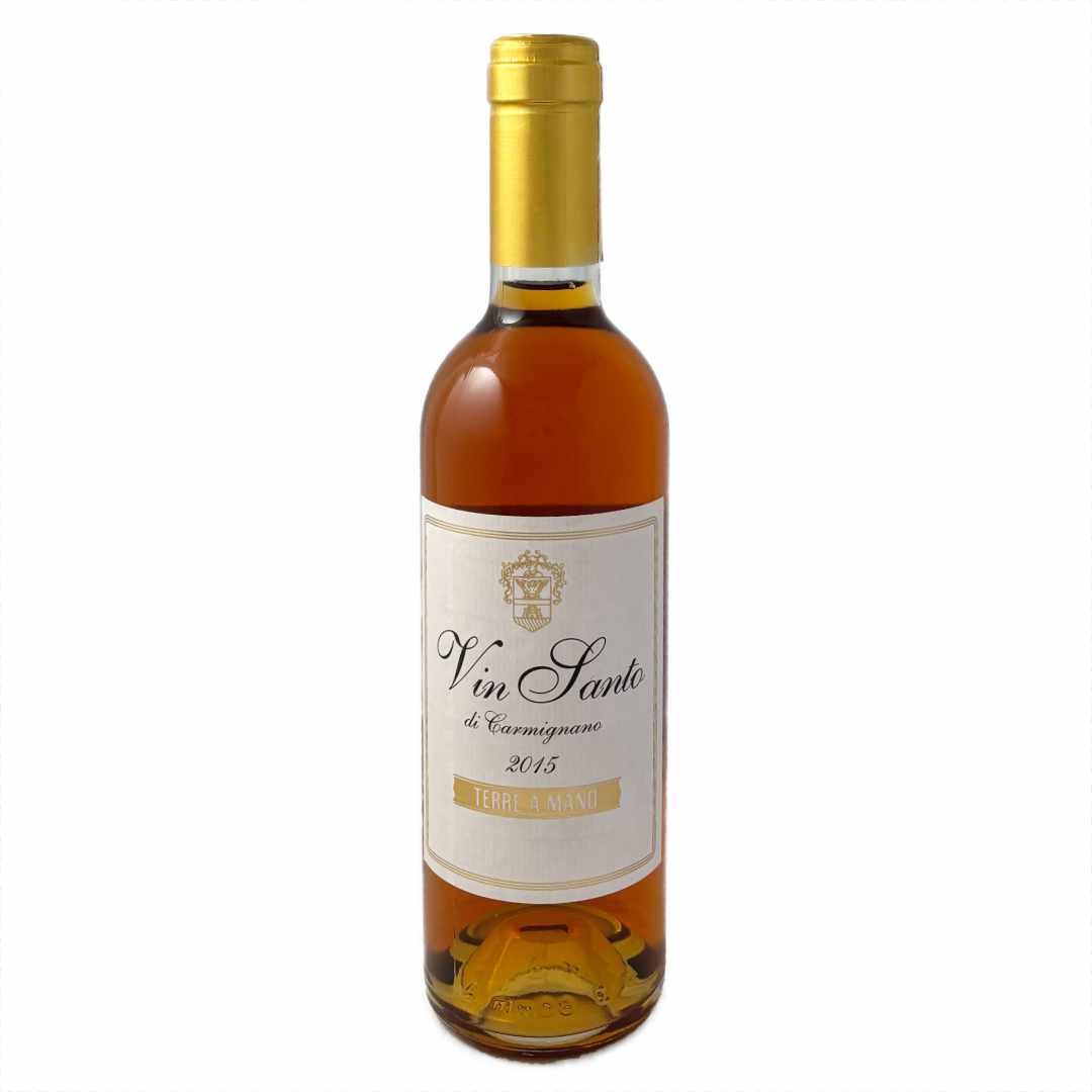 Terre a Mano. Vin Santo di Carmignano DOCG 2015 natural wine biodynamic and organic one of the great sweet white wines of Tuscany