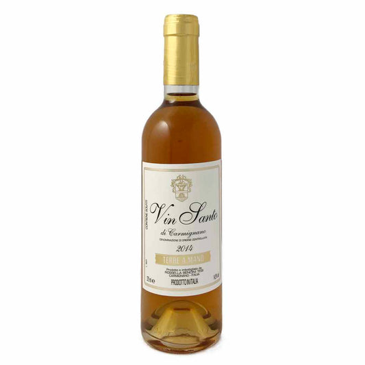 Terre a Mano. Vin Santo di Carmignano DOCG 2014 natural wine biodynamic and organic one of the great sweet white wines of Tuscany