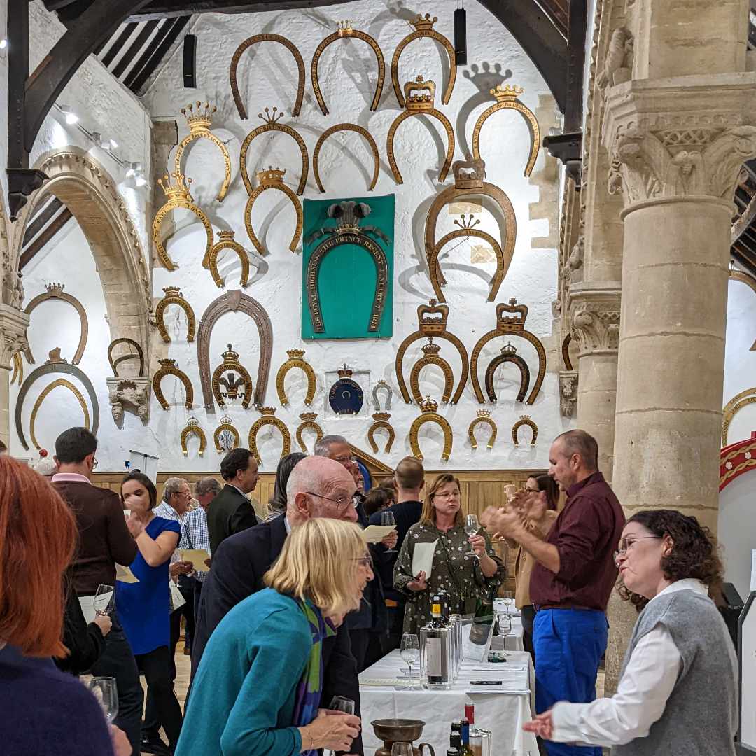 The Oakham Caste Wine Tasting Bat and Bottle Winter wine tasting