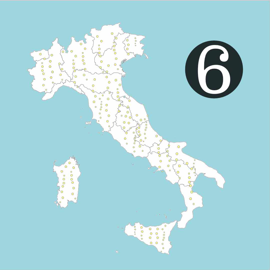 A 6 bottle selection of Italian Sparkling wines from Bat and Bottle