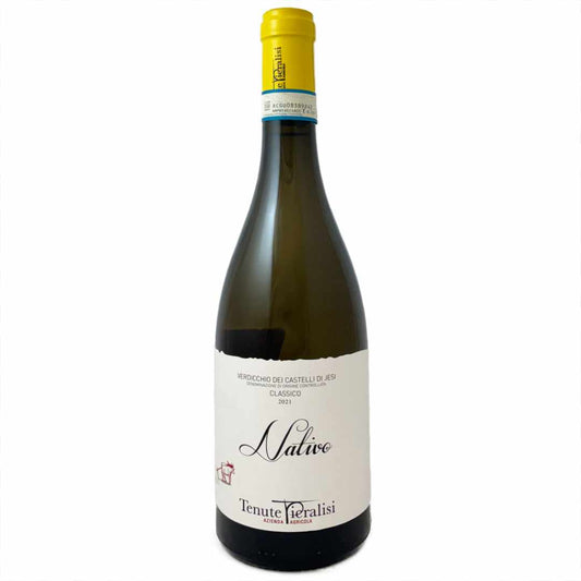 Tenute Pieralisi. Verdicchio dei Castelli di Jesi 'Nativo' Italian dry white wine organic farming