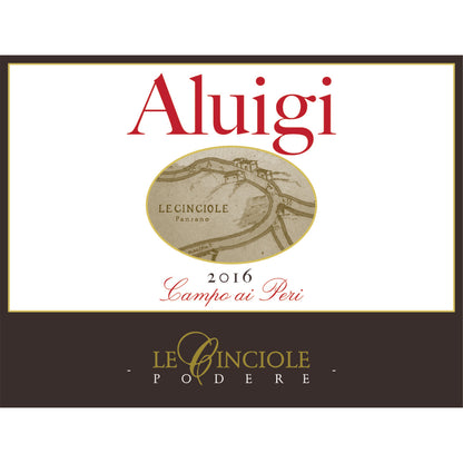 Le Cinciole Chianti Classico Gran Selezione Campo di Peri Aluigi made from pure Sangiovese an immaculate natural wine full bodied Tuscan red wine from the 2018 vintage imported by Bat and Bottle