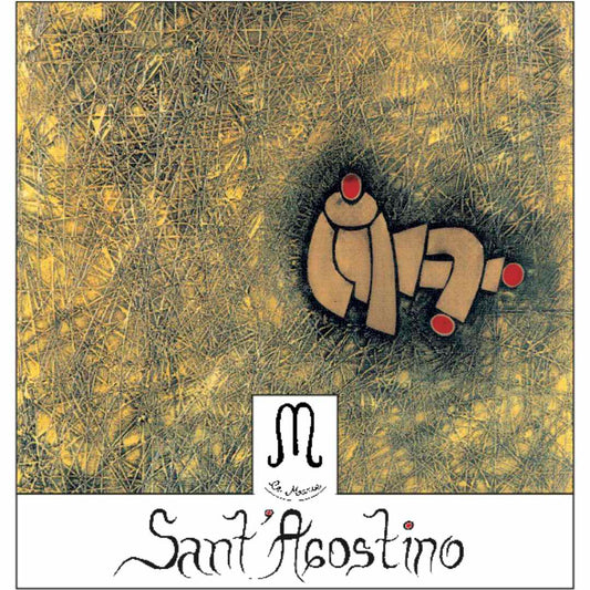 Label-Le Marie Sant Agostino 2022 a dry fresh Italian white wine made from Arneis which is not recognised in the Pinerolese DOC it is morecommonly found in the Roero a region to the north of Barolo and Barbaresco in the Langhe