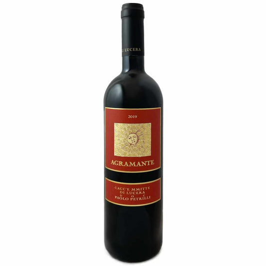 Paolo Petrilli Cacce Mmitte di Lucera Agramante 2019 Medium bodied Italian red wine from northern Puglia highly regarded by the Slow Wine Guide