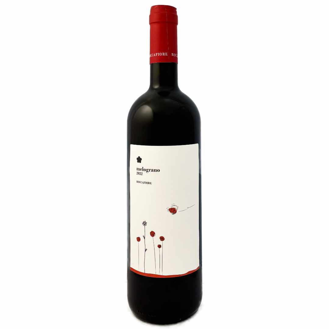 Roccafiore. Rosso 'Melograno' a clean light bodied Sangiovese wine from Umbria