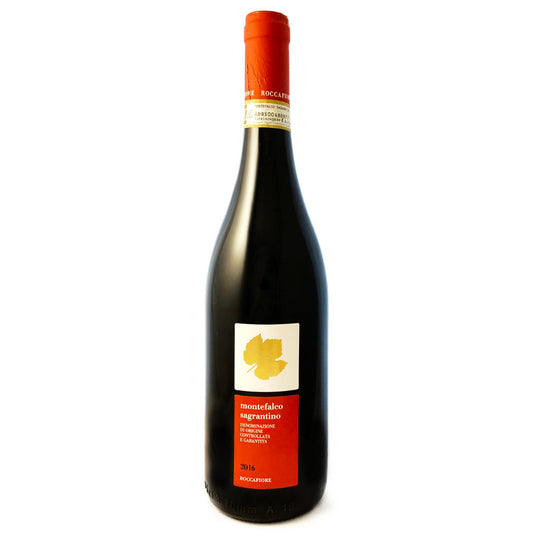 Roccafiore. Montefalco Sagrantino a full bodied Italian red wine from Umbria. Certified Sustainable Agriculture, artisan production