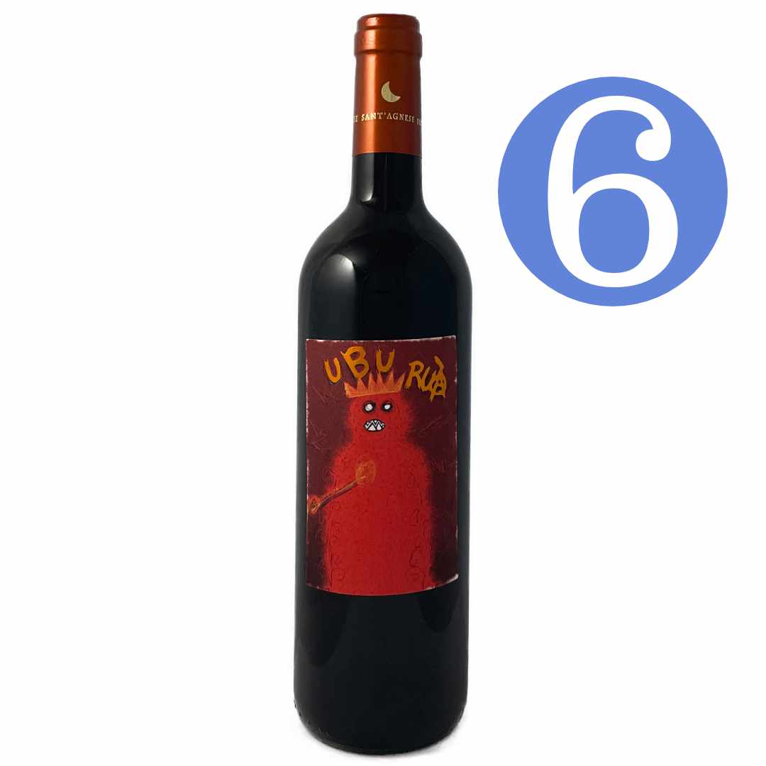 Sant'Agnese. Merlot 'Ubu' 2020 coastal Tuscany Merlot from within the Val di Cornia DOC 6 bottle case