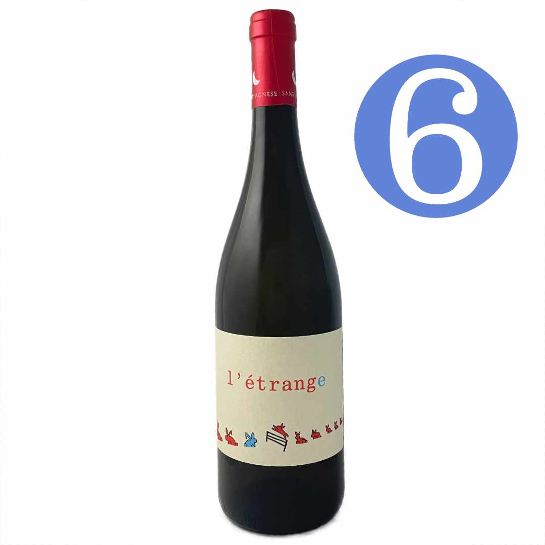 6 bottle offer on Paolo Gigli's Sant'Agnese, Vermentino L'Etrange full bodied dry white, orange, skin contact wine from Tuscany