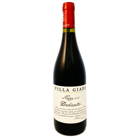 Andrea Faccio’s Villa Giada Nizza, the highest elevation for Barbera d’Asti. Full bodied Piemonte red wine. A selection from the Bricco Dani vineyard Dedicato Magnum