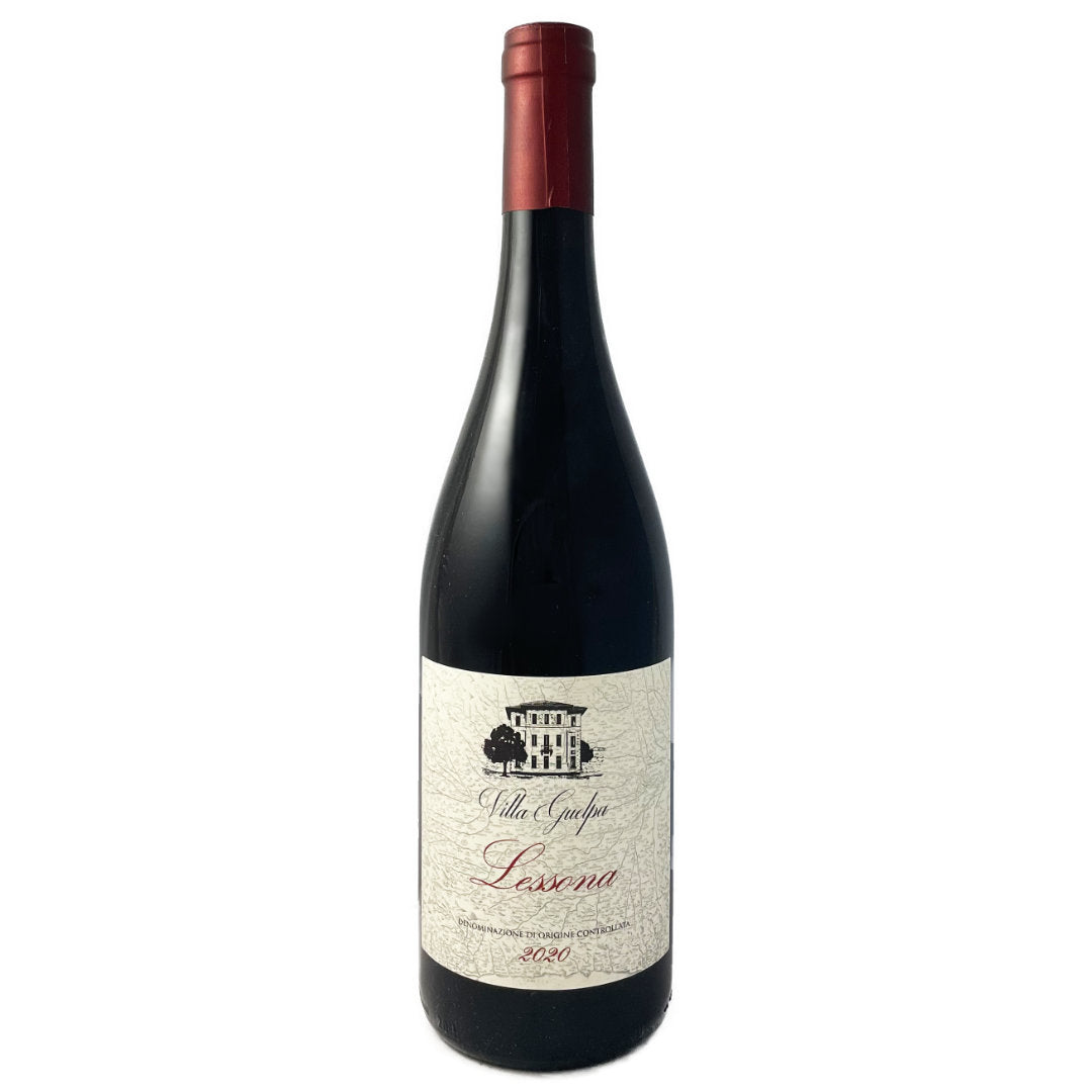 Villa Guelpa Nebbiolo grown in the Lessona DOC A medium bodied dry red wine from Alto Piemonte Italy