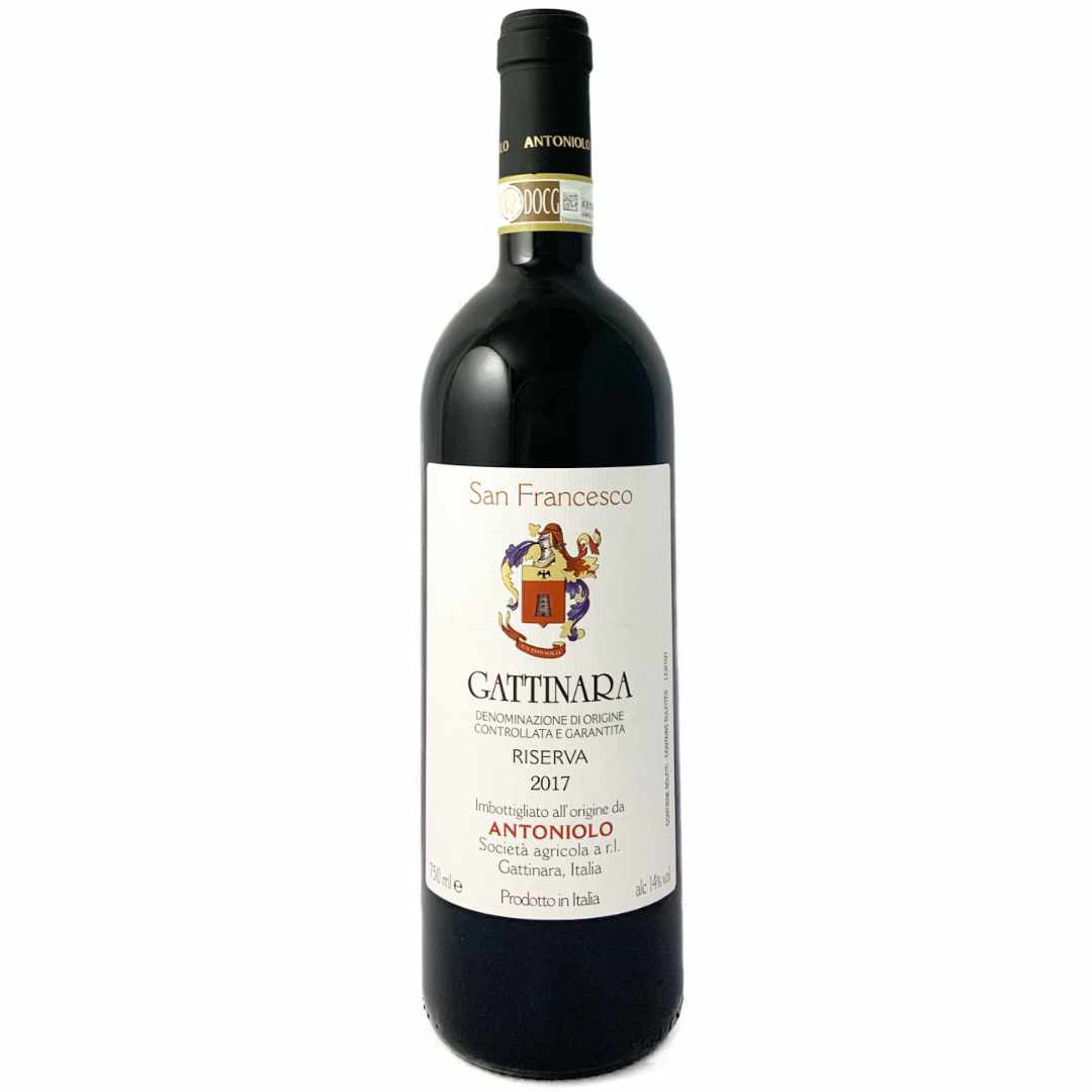 Antoniolo. Gattinara Riserva 'San Francesco' single vineyard Nebbiolo from the Alto Piemonte