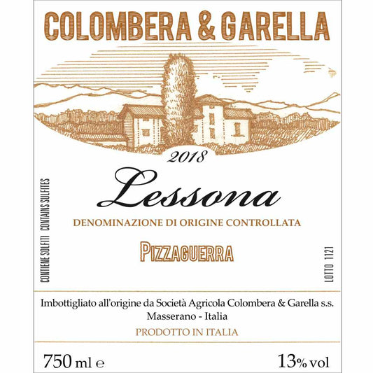 Colombera & Garella. Lessona 'Pizzaguerra' Full bodied Italian red wine from the Alto Piemonte made from Nebbiolo grown on volcanic rock and sands by Giacomo Colombera and Christiano Garella