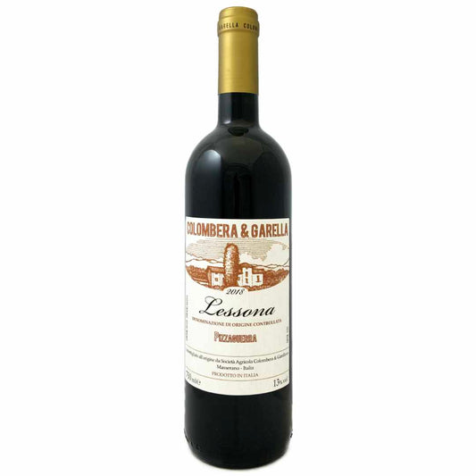 Colombera & Garella. Lessona 'Pizzaguerra' Full bodied Italian red wine from the Alto Piemonte made from Nebbiolo grown on volcanic rock and sands by Giacomo Colombera and Christiano Garella
