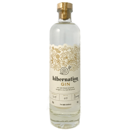 Dyfi Distillery Hibernation Welsh Crafted Gin from foraged botanicals in the Dyfi Valley UNESCO biosphere Wales