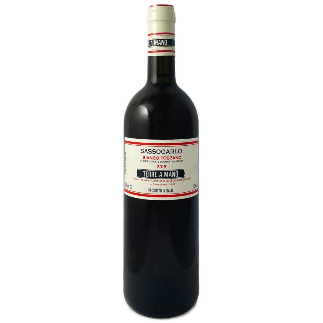 Rossella Bencini Terre a Mano Sassocarlo 2018 biodynamic old vine Trebbiano from Tuscany, Italy