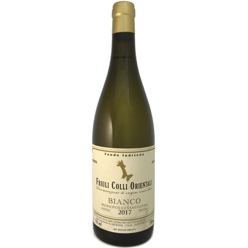 Christian Patat Fondo Indizeno Friuli Colli Orientali Bianco 2017 field blend medium bodied dry white from Malvasia Istriana, Ribolla Gialla, Friulano and Pinot Bianco