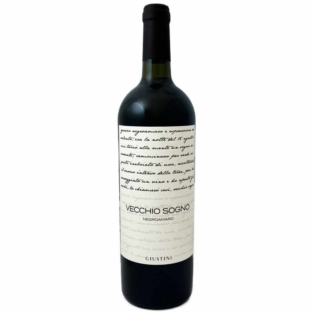 Giustini Vecchio Sogno Negroamaro old vine Puglia full bodied Italian red wine