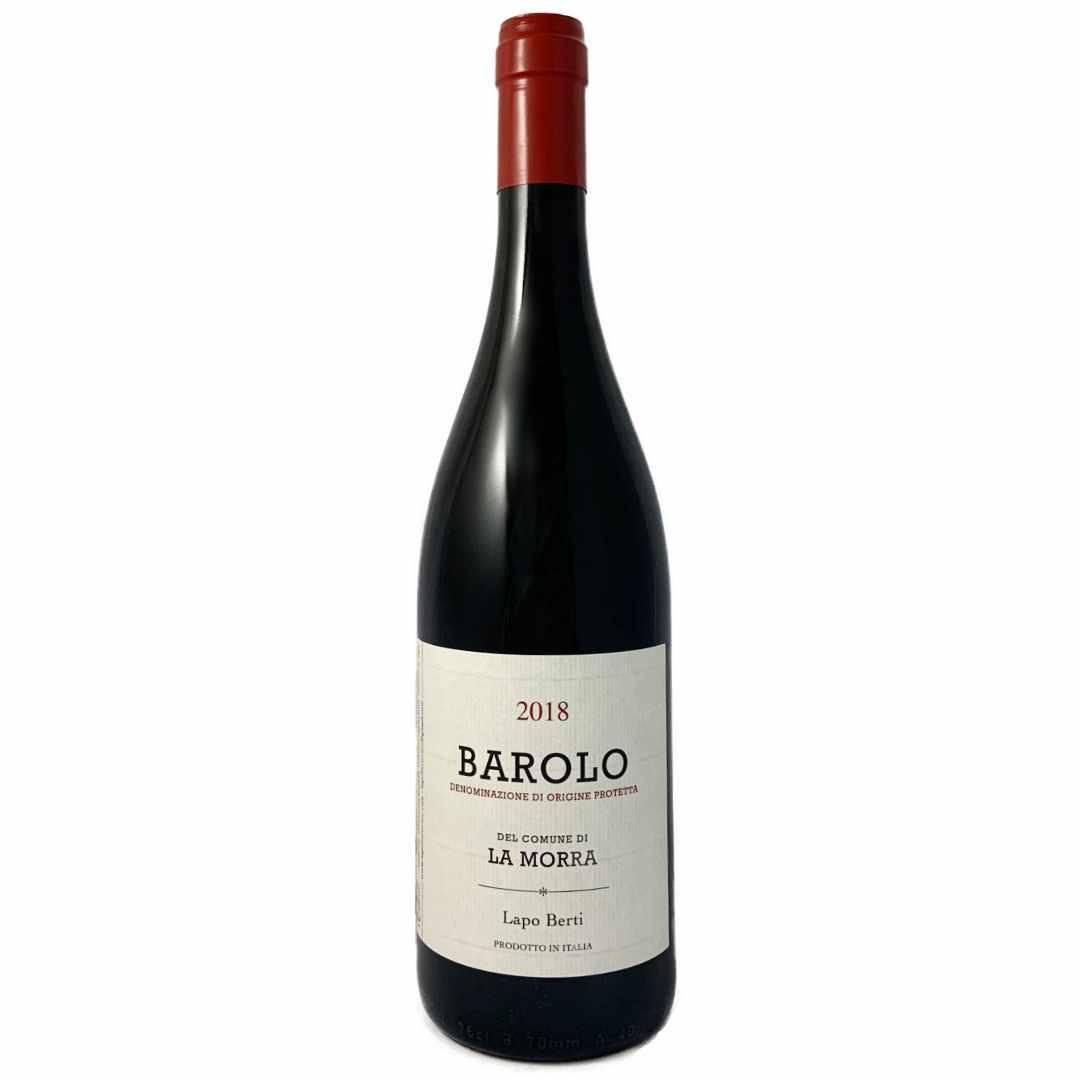 Lapo Berti Barolo del comune la Morra 2018 a full bodied Nebbiolo from the Langhe hills in Piemonte