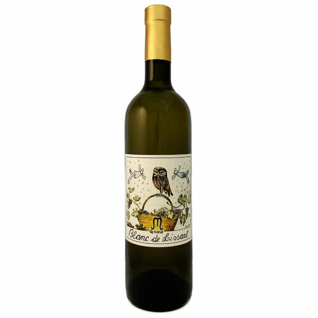 Le Marie Blanc de Lissart a dry aromatic white from the grape Malvasia Moscato