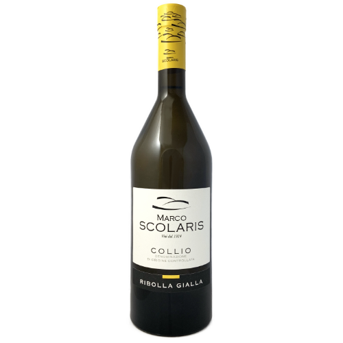 Marco Scolaris. Friuli Collio Ribolla Gialla, an auctonous grape variety, semi-aromatic