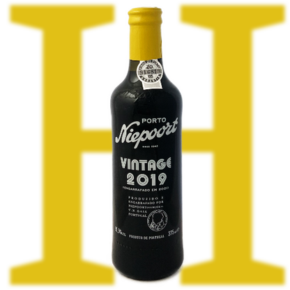 Niepoort vintage port 2019 from the Douro in Portugal a 375ml bottle