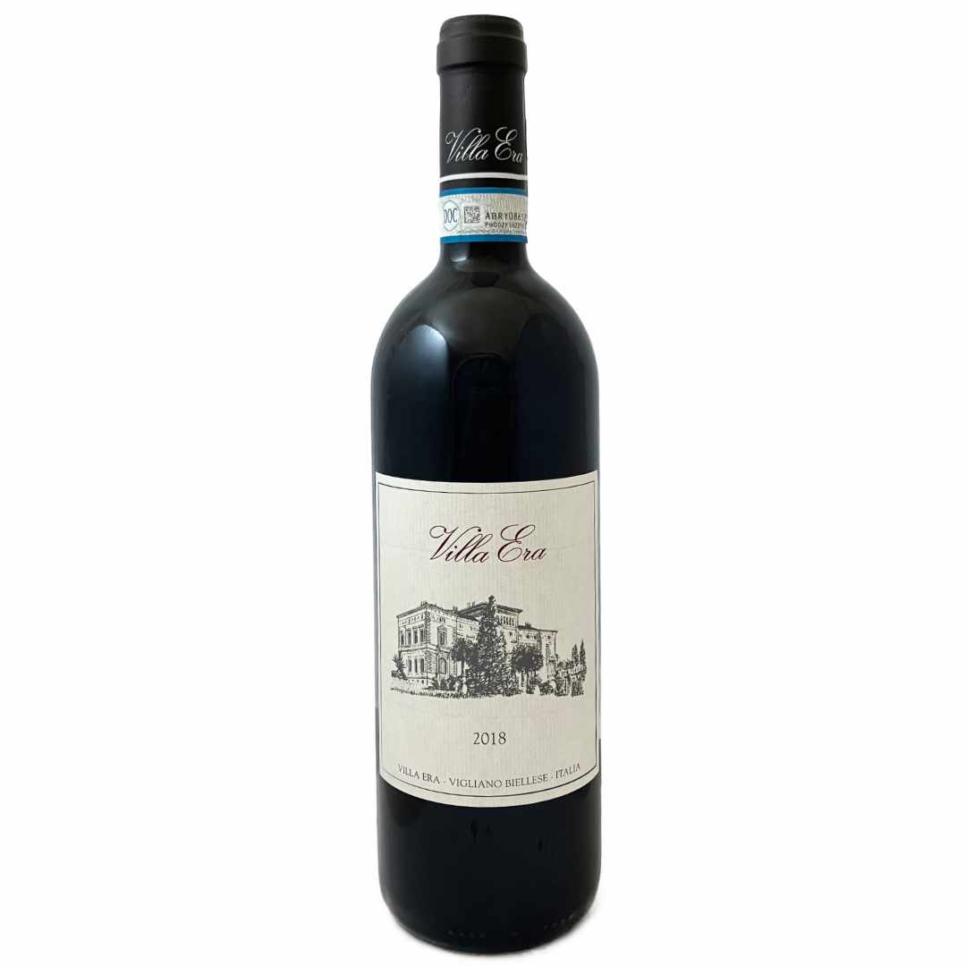 Villa Era 2016 Coste della Sesia a very small artisan historical family wine producer in Vigliano in the province of Biella in the Alto Piemonte made from the Nebbiolo grape type