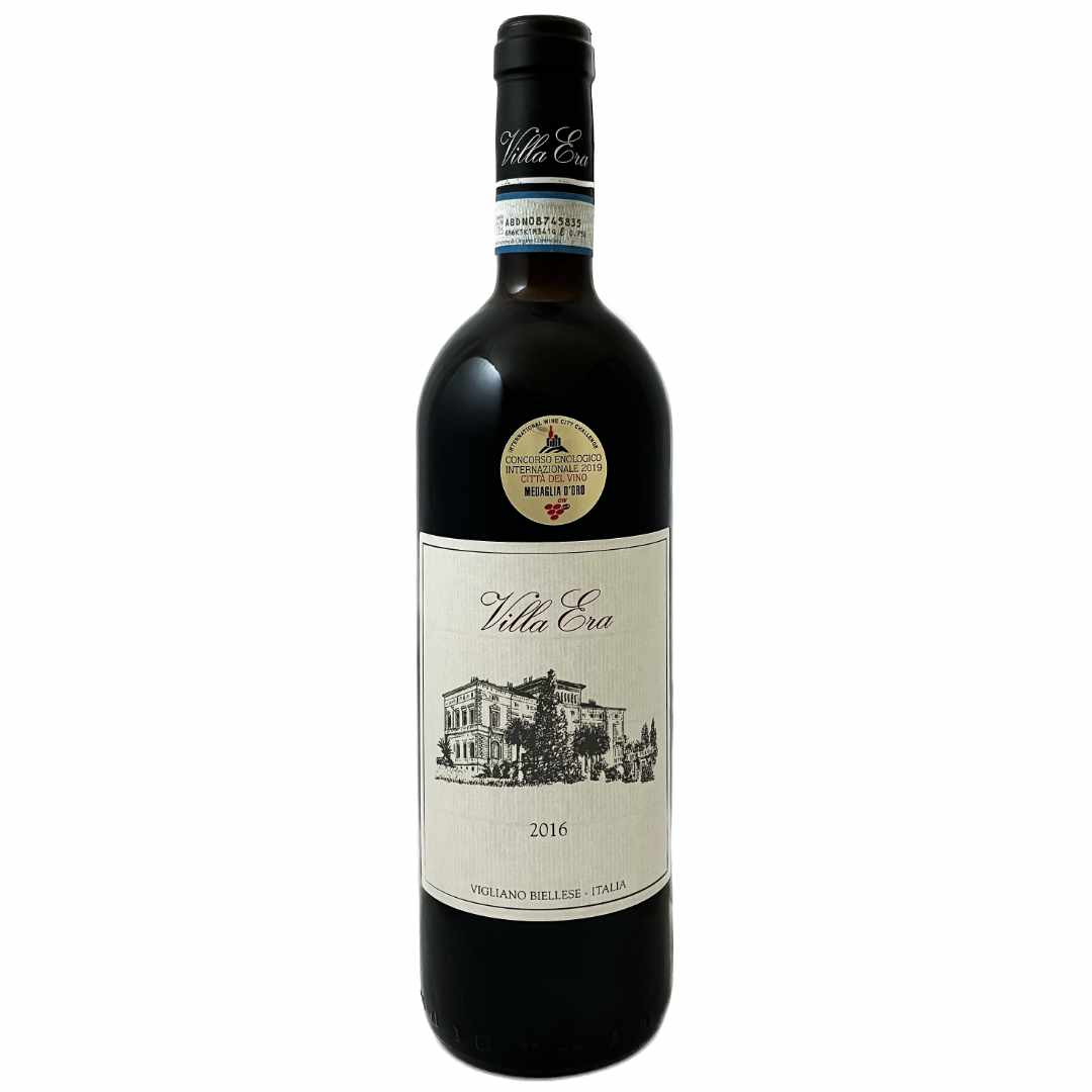 Villa Era 2016 Coste della Sesia a very small artisan historical family wine producer in Vigliano in the province of Biella in the Alto Piemonte made from the Nebbiolo grape type