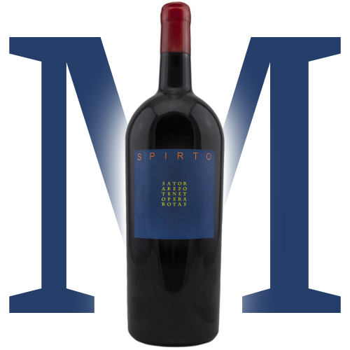 SantAgnese Spirto a full bodied Italian red wine from Tuscany made from barrel aged merlot, a super-Tuscan