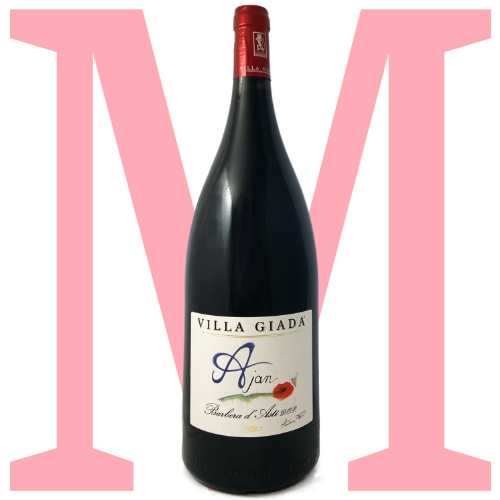 Villa Giada. Barbera d'Asti Superiore Ajan Italian Red wine Magnum 150cl