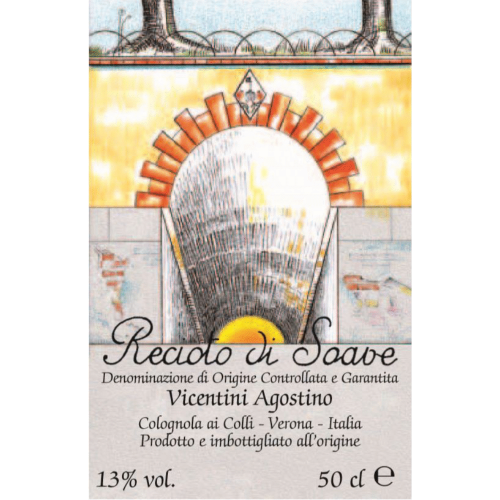 Vicentini Recioto di Soave label