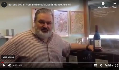 Matteo Ascheri - a snippet on Barolo and Bat and Bottle - especially Emma ;)
