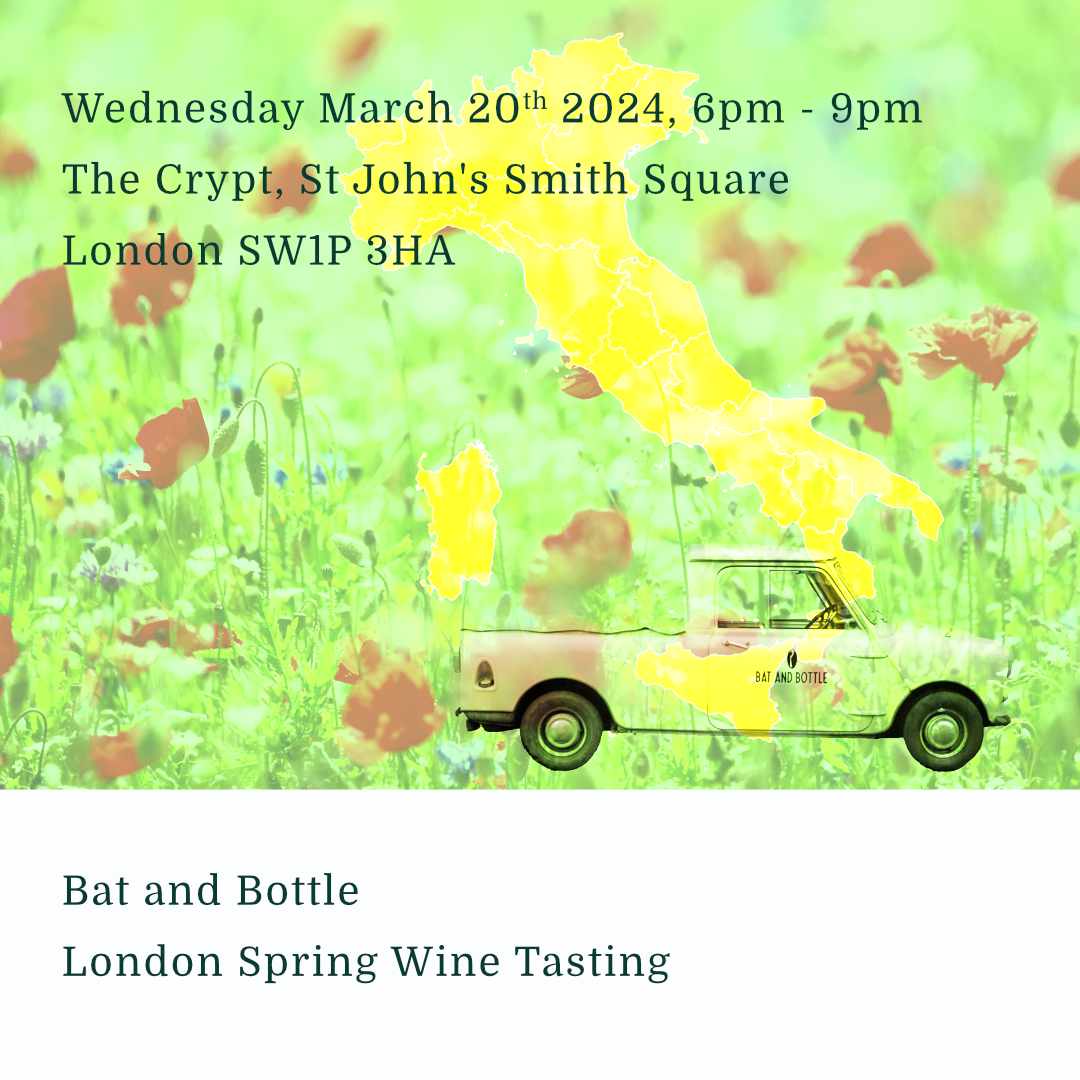 Bat and Bottle London Spring Wine Tasting at Saint John's Smith Square
