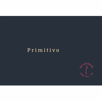 Bat and Bottle Primitivo by Giustini a full bodied red wine from southern Italy