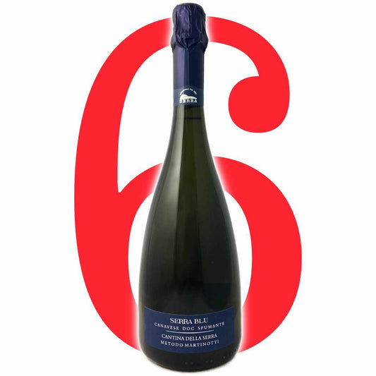Bat and Bottle has a Christmas 6 bottle offer on Cantina Della Serra's Erbaluce Spumante Brut 'Serra Blu' Piemontese Prosecco style