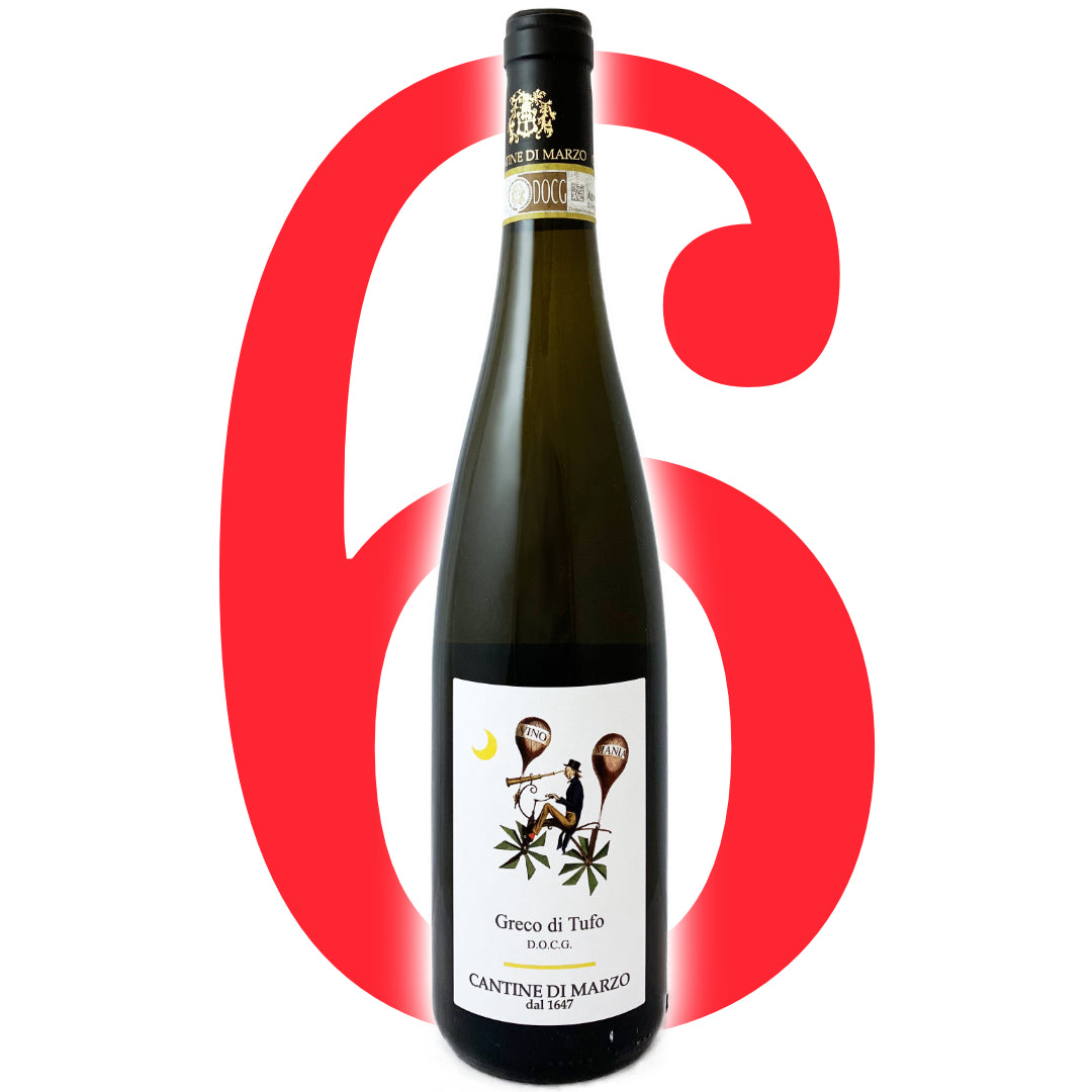 Bat and Bottle has a Christmas 6 bottle offer on Cantina di Marzo's Greco di Tufo, an Italian dry white wine from Campania, Italy