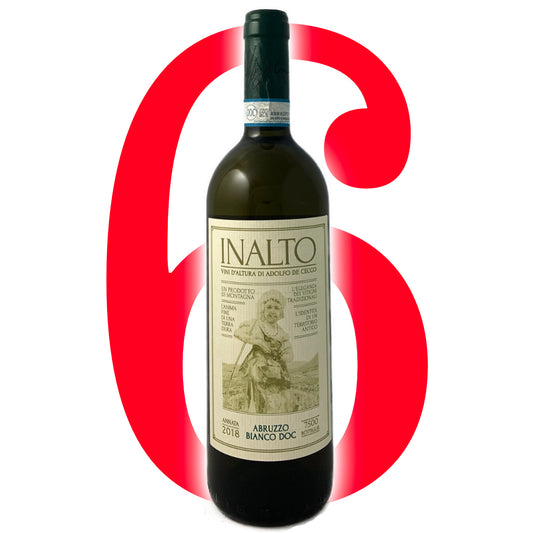 Bat and Bottle has a Christmas 6 bottle offer on Inalto's Bianco 2018, a medium bodied Abruzzo dry white wine made biodynamically from Pecorino and Trebbiano