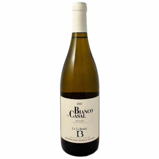 Ca la Bionda bianco del Casal 2023 a natural medium bodied dry white wine imported by Bat and Bottle in Oakham Rutland