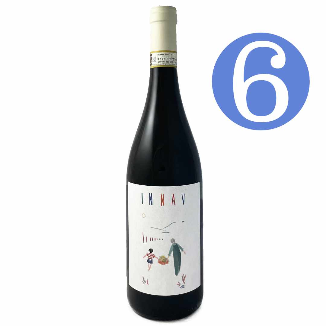 Gabriele Cordero Innav Roero Arneis 6 bottle case dry white wine from Arneis grown in Piemonte Piedmont in North West Italy imported by Bat and Bottle