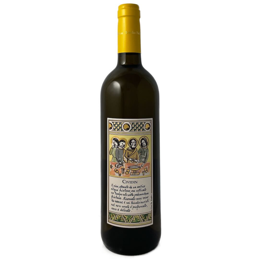 Emilio Bulfon farm and makes wine with his son Lorenzo in the Friuli region of Northeast Italy, this is a dry white wine made from the rare autochthonous grape variety Cividin 