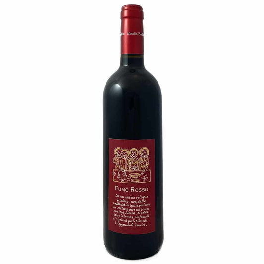 Emilio Bulfon Fumo Rosso the grape is Fumo a very rare indiginous variety from north east Italy, a full bodied red wine