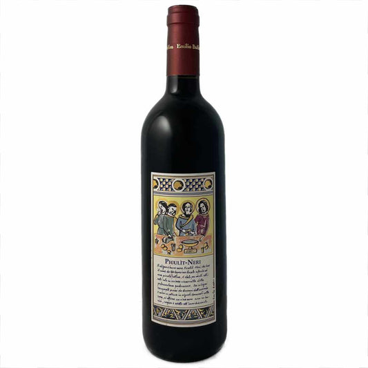 Emilio Bulfon Piculit Neri medium bodied  red wine made with a rare grape variety from the Friuli in Northeast Italy imported by Bat and Bottle wine shop