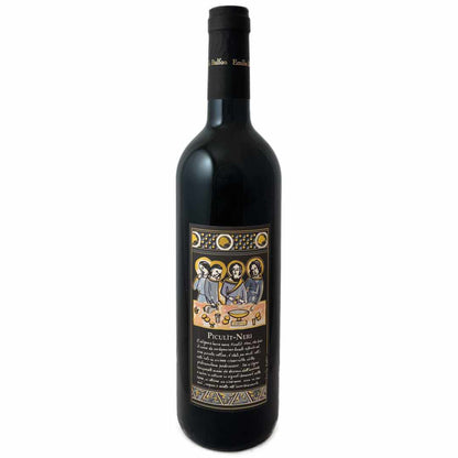 Emilio Bulfon Piculit Neri Black Label 2022 a medium to full bodied red wine from the Friuli region in NorthEast Italy imported by Bat and Bottle