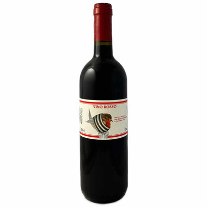 Fattoria di Bacchereto Terre a Mano. Vino Rosso a pure Sangiovese from Carmignano that must be declassified to Vino Rosso a medium bodied dry red wine organic and biodynamically farmed