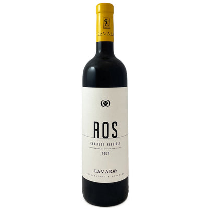 Favaro ROS 2021 Canavese Nebbiolo artisan medium bodied red wine from Piemonte in northwest Italy