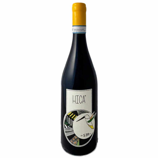 Gabriele Cordero Barbera d'Alba Superiore Hica from Roero, Piemonte a full bodied oak aged Barbera 2023 vintage imported by Bat and Bottle