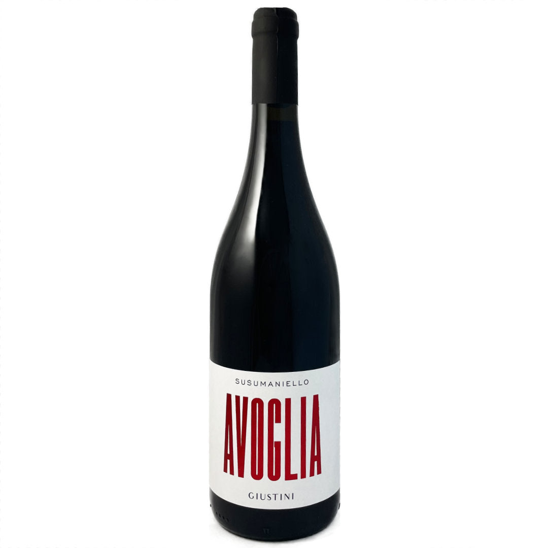 Medium to full bodied red wine from Puglia in Southern Italy made from the Susumaniello grape by Giustini